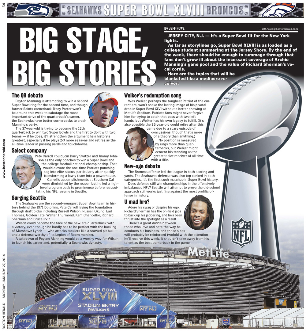 Jan. 27, 2014 -- Super Bowl XLVIII Preview